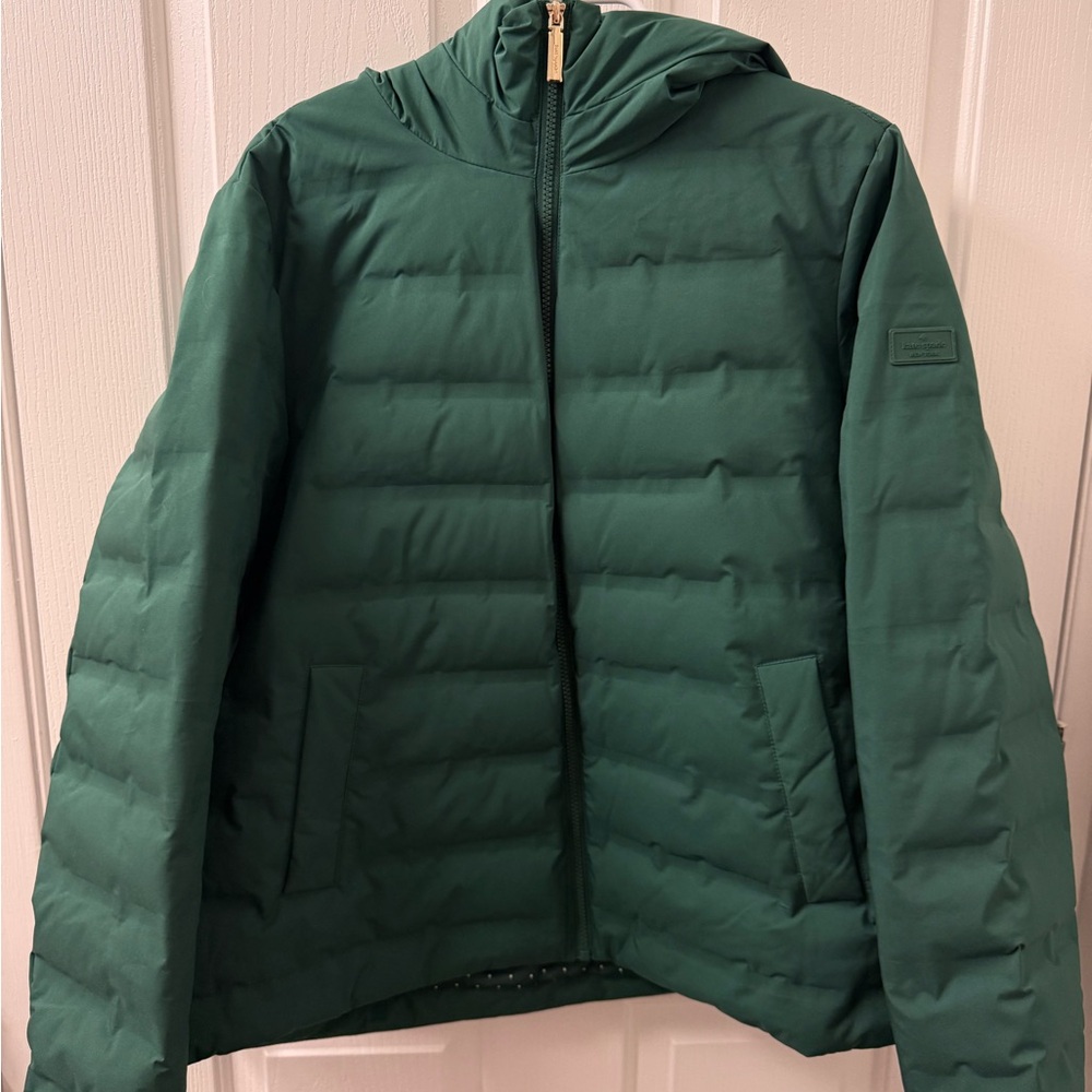 Green Kate Spade Puffer Jacket